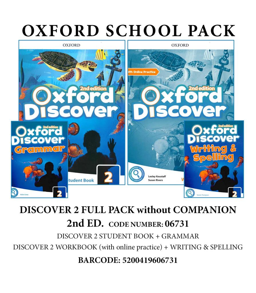 DISCOVER 2 (II ed) FULL PACK (without COMPANION) -06731