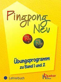 PING PONG 1 UBUNGSPR.BAND 1,2 LEHRERHANBUCH NEU