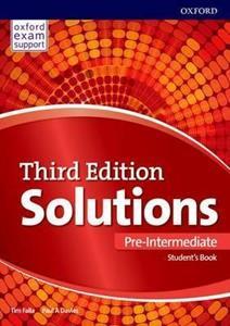 SOLUTIONS 3RD EDITION PRE-INTERMEDIATE STUDENT'S BOOK