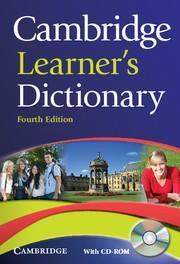 CAMBRIDGE LEARNER'S DICTIONARY (+CD-ROM) 4th EDITION