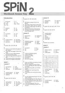 SPIN 2 WORKBOOK ANSWER KEY