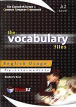 VOCABULARY FILES A2 TEACHER'S