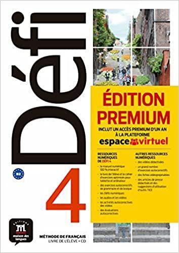 DEFI 4 ELEVE (+CD) PREMIUM EDITION