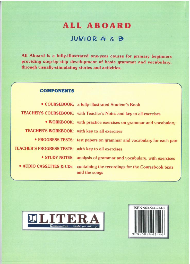 ALL ABOARD JUNIOR A & B WORKBOOK