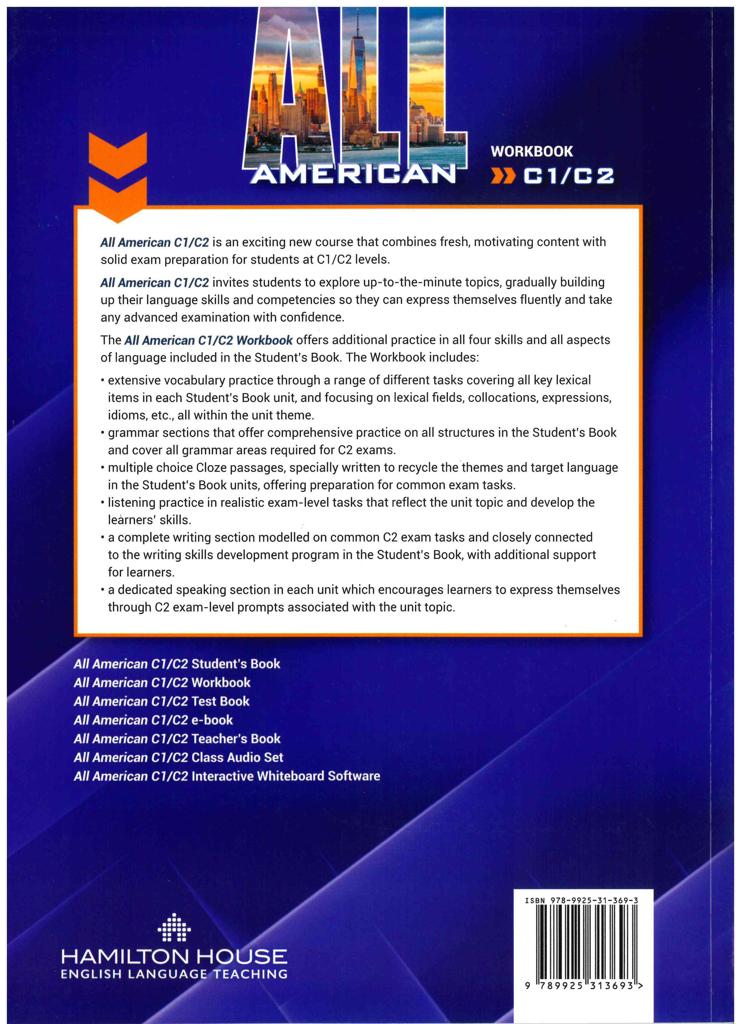 ALL AMERICAN C1/C2 WORKBOOK