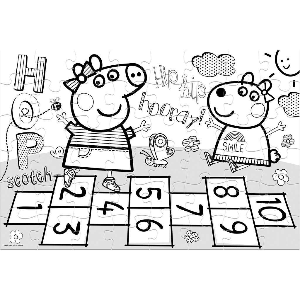 PUZZLE ΔΑΠΕΔΟΥ 48TEM 90X60EK PEPPA PIG