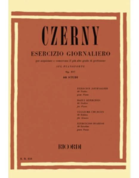 CZERNY CARL - 40 STUDI ESERCIZIO GIORNALIERO SUL PIANOFORTE Op. 337