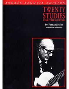 SEGOVIA ANDRE EDITION - TWENTY STUDIES FOR THE GUITAR BY FERNANDO SOR