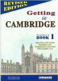 GETTING TO CAMBRIDGE 1 (REVISED) TEACHER'S BOOK ΒΙΒΛΙΟ ΚΑΘΗΓΗΤΗ