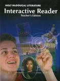 HOLT MC DOUGAL LITERATURE INTERACTIVE READER GRADE 10 TEACHER'S