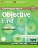 OBJECTIVE FIRST 4TH EDITION STUDENT'S BOOK WITHOUT ANSWERS AND CD-ROM REVISED 2015