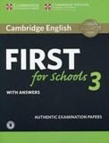 CAMBRIDGE FCE FIRST FOR SCHOOLS 3 SELF STUDY (STUDENT'S BOOK WITH ANSWERS & AUDIO)