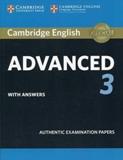 CAMBRIDGE ADVANCED CAE 3 PRACTICE TESTS WITH ANSWERS