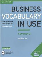 BUSINESS VOCABULARY IN USE ADVANCED WITH ANSWERS (+EBOOK + AUDIO) 3RD ED