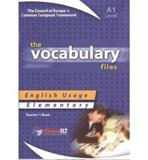 VOCABULARY FILES A1 TEACHER'S