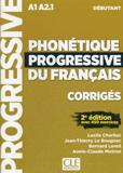 PHONETIQUE PROGRESSIVE DEBUTANT CORRIGES 2E EDITION