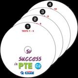 SUCCESS IN PTE B2 INTENSIVE COURSE & 10 PRACTICE TESTS CDs(4)