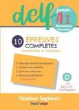 DELF JUNIOR A1 NOUVEAU 10 EPREUVE COMPLETES LIVRE ELEVE