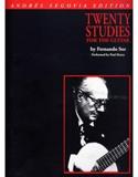 SEGOVIA ANDRE EDITION - TWENTY STUDIES FOR THE GUITAR BY FERNANDO SOR